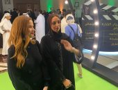 الشيخة جواهر بنت عبد الله القاسمي وريا أبى راشد يصلان مهرجان الشارقة السينمائى