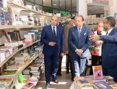 انطلاق معرض الكتاب الثانى عشر فى جامعة المنصورة.. صور