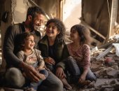 صور بالذكاء الاصطناعى لأهل غزة فى منازلهم المهدمة.. من قلب الحزن تولد ابتسامة