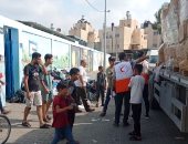 القاهرة الإخبارية تنشر لقطات من توزيع مساعدات التحالف الوطني داخل غزة
