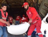 مطار العريش يستقبل 41 طائرة شحن مساعدات لغزة نقلت 864 طن مواد إغاثية.. صور