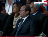الرئيس السيسى يشاهد فيلما تسجيليا عن دعم وتطوير الصناعة المصرية