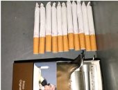 جمارك مطار الغردقة تضبط محاولة تهريب عدد من السجائر بها مخدر الماريجوانا