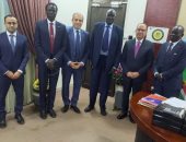 رئيس التمثيل التجارى يبحث مع وزير الصناعة بجنوب السودان التعاون المشترك