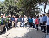 مستشار رئاسة الجمهورية ومسئولو الإسكان يتفقدون مشروع تطوير حديقة الأزبكية