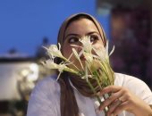 ريتا ابنة الفنانة الفلسطينية الشهيدة إيناس السقا فى العناية المركزة