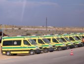 إدخال 7 سيارات إسعاف إلى قطاع غزة عبر بوابة معبر رفح البري