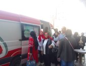 حملة للتبرع بالدم فى شوارع دمياط دعما لأهالى فلسطين.. صور