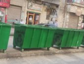 منظومة النظافة بالإسكندرية.. توزيع 170 صندوق و350 سلة على أعمدة الإنارة فى 5 أحياء