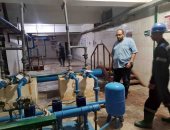 رئيس مياه سوهاج يتفقد محطات مياه وصرف صحي للاطمئنان على كفاءة التشغيل والصيانة