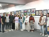 رئيس جامعة المنيا يفتتح معرض طلاب قسم الرسوم المتحركة بـ"فنون جميلة".. صور