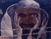 دعما للقضية الفلسطينية.. شاهد لوحة "حلم العودة" للفنان راغب إسكندر