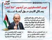 تهجير الفلسطينيين "خط أحمر".. أبرز الرسائل الأردنية بشأن أزمة غزة.. إنفوجراف