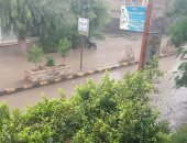 استمرار هطول الأمطار على مناطق بمحافظة بنى سويف