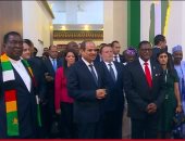 الرئيس السيسي يجرى جولة تفقدية داخل المعرض الأفريقى للتجارة البينية
