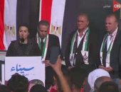 مؤتمر صحفى للشركة المتحدة والتحالف الوطنى لدعم الأشقاء فى غزة أمام معبر رفح