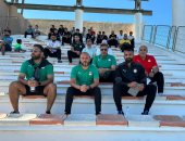 جهاز منتخب الشباب يتابع مباراة ليبيا والمغرب بملعب الكرم في افتتاح بطولة شمال أفريقيا
