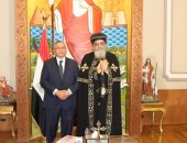 المرشح الرئاسى عبدالسند يمامة يلتقى قداسة البابا تواضروس بالمقر البابوى 