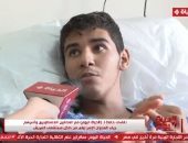 أحد مصابي غزة بمستشفى العريش: استشهاد 11 من عائلتي.. وسنظل صامدين