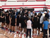 حسين لبيب يجتمع بفريق سلة الزمالك قبل مواجهة الأهلى غدا