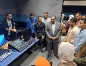 نائب رئيس جامعة بنها يتفقد مركز إبداع مصر الرقمية.. صور