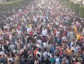 الآلاف يشهدون زفة الأيقونة الختامية بدير مارجرجس بجبل الرزيقات.. صور وفيديو