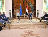 الرئيس السيسى يؤكد موقف مصر بضرورة وقف إطلاق النار فى غزة وحماية المدنيين