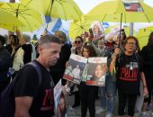 مظاهرات فى تل أبيب تطالب بإنهاء الحرب على قطاع غزة.. صور