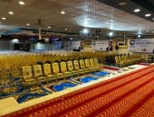 الاستعدادات النهائية لمؤتمر دعم الرئيس السيسى برأس غارب.. صور 