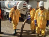 مياه كفر الشيخ : رفع حالة الطوارئ وانتشار معدات الشركة لرفع الأمطار
