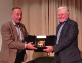 "الفن والحضارة" حوار مفتوح مع الفنان الكبير حسين فهمى بمتحف الحضارة