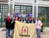 جامعة حلوان تحصد 15 ميدالية ببطولة الجامعات سباحة زعانف "طلبة وطالبات" 