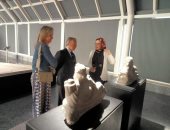 المتحف اليونانى الرومانى يشهد سلسلة من الزيارات الرسمية