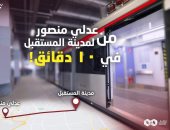10 دقايق لرحلة القطار الخفيف من "عدلى منصور" لـ"المستقبل".. تفاصيل