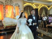حفل زفاف سمر حمزة لاعبة منتخب مصر للمصارعة في الإسكندرية بحضور  رئيس الاتحاد الأفريقي