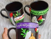 منة ترسم علم فلسطين على الأكواب وتخصص أرباحها للتبرع لغزة: أقل حاجة أقدمها