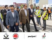 وفد الحملة الرسمية للمرشح الرئاسى عبد الفتاح السيسى يزور مدينة العريش مرافقا المساعدات الإنسانية لغزة
