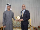 رئيس جامعة عين شمس يستقبل ملحق التعليم وعلوم التكنولوجيا لدولة الإمارات