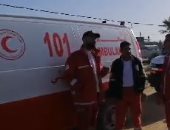 الهلال الأحمر الفلسطيني يجلى جرحى ومرضى من المستشفى المعمداني