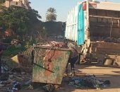 رفع 128 طن مخلفات وقمامة من قرية مصطفى إسماعيل والكينج بحى العامرية 