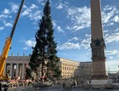 الفاتيكان يستعد لأعياد الكريسماس وينصب شجرة يعلق عليها ألعاب أطفال