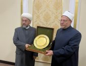 المفتى يلتقى نظيره الأوزبكى ويزور كلية الإمام البخارى للدراسات الإسلامية