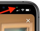 ما النقاط الخضراء والبرتقالية الموجودة بشاشة  iPhone؟
