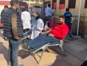 الاتحاد المصرى لطلاب صيدلة بورسعيد ينظم حملة تبرع بالدم