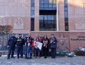 أبناء الجالية المصرية ببرلين يتحدون "البرد" ويدلون بأصواتهم فى انتخابات الرئاسة