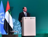 الرئيس السيسى يوجه نداءً للعالم بخروج مؤتمر دبى بنتائج تاريخية لإنقاذ وحماية كوكب الأرض