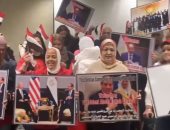 إقبال كثيف من المنتخبين المصريين بأمريكا على أنغام "تسلم الأيادى".. فيديو