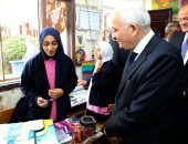 وزير التعليم يتفقد مدرسة فاطمة الزهراء الإعدادية بنات بمحافظة الإسماعيلية