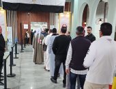 طوابير الجالية المصرية فى الكويت للتصويت بالانتخابات الرئاسية.. فيديو وصور