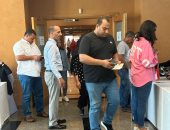 توافد أبناء الجالية المصرية فى قطر للتصويت بالانتخابات الرئاسية.. صور